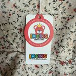 IMEKIS Ditsy Cream Floral Print Ruffle Mini Flowy Cottagecore Dress NEW 2XL Size 2X Photo 6