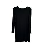 LNA Rey Dress Black Soft Stretch Jersey Knit Cutout Medium Minimal Basic Revolve Photo 3