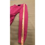 Lands' End Lend’s End Drifter Hot Pink Sweater Large 14/16 Long Sleeve Pullover Round Neck Photo 9