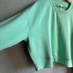 Lululemon 💚✨ Mint Green Perfectly Oversized Softstreme Cropped Crew Photo 2
