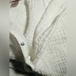 Knox Rose  Romper Size SMALL Women's Boho Short Sleeve Gauze Shorts White Peasant Photo 12