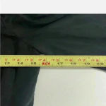 The Kooples  off the shoulder black denim looking button front midi dress Photo 9