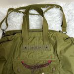 Large Nylon Tote/ Carryon Bag Green Photo 2