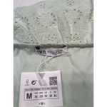 ZARA cotton jersey midi dress with crochet raffle Photo 9