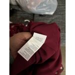 Bardot  Burgundy Kalia Animal Print Mini Dress Size Small 6 Photo 5