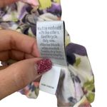 LC Lauren Conrad  Floral Ruffle Tank White/Purple Top Photo 4