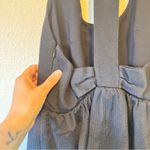 Club Monaco  Black Babydoll Mini Dress Womens 6 Whimsigoth Coquette Sleeveless Photo 10