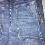 Madewell Skinny Jean Overalls Santiago Wash Denim Stretch Side Zip Jegging Small Photo 9