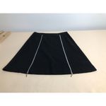 Misook Women Mini Pencil Skirt Size M Zipper Details Black Punk Edgy Y2K 90’ Photo 4