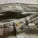 Michael Kors Izzy Skinny Jeans Safari Green size 4 Photo 5