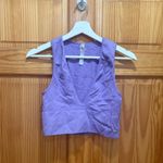 Urban Outfitters  Out From Under Size Large Purple Ribbed Crop Top Bra. Photo 1