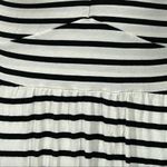 Chelsea & Theodore Black White Striped Maxi Dress Small NWT Summer Sundress Photo 7