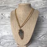 Arrowhead Necklace Gold Photo 0