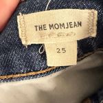 Madewell  The MomJean Mom Jeans Size 25 Ripped Knee Straight Ankle Photo 6