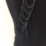 Haute Hippie  Black Chain Dress NEW Photo 4