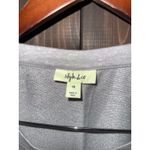 Style & Co  Women's 1X Embellished Gray PEACE Christmas Holiday Shirt Photo 1