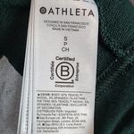 Athleta  PRANAYAMA RESTORE WRAP NIRVANA FABRIC OPEN CARDIGAN PINE FOREST GREEN SP Photo 14