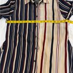 Fate Navy, wine, and Cream Striped Midi Dress Size M Photo 5