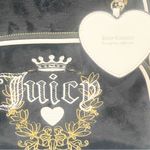 Juicy Couture  Black Liquorice Velour Heritage Backpack Bag With Heart Charm Photo 1
