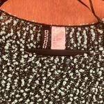 H&M Sea green and black cropped knit sweater woman’s size small Photo 1