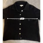 Women’s Black Button Down Cardigan XS Black Photo 5