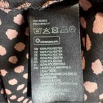 H&M black and pink dot V-neck shirt shift dress size 12 Photo 4