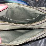 Coach Sage Green Crossbody Bag with Striped Strap Photo 3