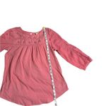 Soma Pink eyelet long sleeve  shirt sz sm WT43 Photo 2