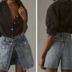 Anthropologie Pilcro Country Denim Skorts, Size 26 Photo 1