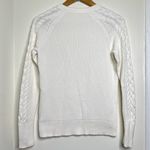 Gap Cable Knit Cotton Sweater Women’s Size Medium Color: Snowflake Milk Neutral Photo 2