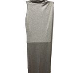 Shawl Dawls Heather Gray Open Concept Jersey Stretch Knit Vest OS Duster Length Photo 4