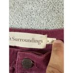 Soft Surroundings Pants Womens 8 Purple Brown Corduroy Tapered Stretch Photo 3