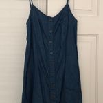 Molly green Button Denim Dress Photo 0