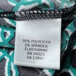 Banana Republic  Sleeveless Drape Front Dress Womens Medium Geometric Print Midi Photo 4