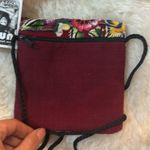 Unique Batik Floral Embroidered Handmade Crossbody Bag Red Photo 1