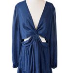 Showpo Edelyn Midi Dress cut out balloon sleeve tiered dress Photo 2