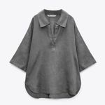 ZARA Linen Top Photo 0