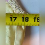 Victoria's Secret  Yellow Pink Satin Lace Lingerie Slip Chemise Dress Nightgown M Photo 5