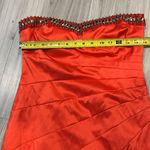 B Darlin B. DARLIN‎ Elegant Red Strapless Dress Photo 9