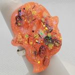 Halloween Adjustable Orange & Black Ghost Ring Photo 2