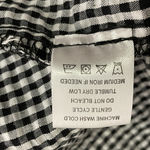 Tacera Gingham Off Shoulder Dress Black White 3/4 Sleeve Size Medium Photo 8