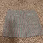 Tommy Hilfiger Tommy Jeans Mini Skirt 12 Check Print Zip Front Y2K 100% Cotton Lined Preppy Photo 2