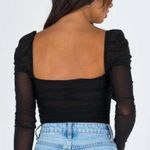 Princess Polly  Long Sleeve Bodysuit Black Photo 1