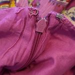 Ralph Lauren LAUREN  PAISLEY PURPLE TIE DYE HANDKERCHIEF HEM LINED SKIRT M PETITE Photo 8