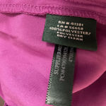 Ralph Lauren Lauren ‎ Women Purple Satin Tie Waist Cargo Pockets Jumpsuit Size 12 Photo 12