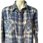 Free People  Deconstructed Shirt Jacket, Sz S Photo 10