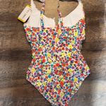 Anne cole One Piece Swimsuit Floral Multi Ditsy Size Medium New with Tags Photo 5