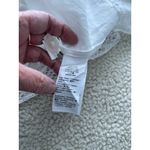 Madewell  Short Sleeve Collared Embroidered Lace Button-Up Shirt White Size M Photo 6