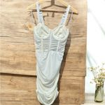 LEAU Miami Mesh Mini Dress NWT White Photo 1