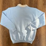 VTG 90s Morning Sun Blue Cardinal Winter Scene Collared Sweatshirt Womens M Size M Photo 5